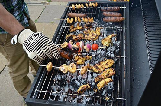 Extreme Heat Resistant Grill/Bbq Gloves | Premium Insulated Durable Fireproof Kitchen Mitts Designed for Cooking, Grilling, Frying, Baking | Indoor/Outdoor Accessories for Men & Women