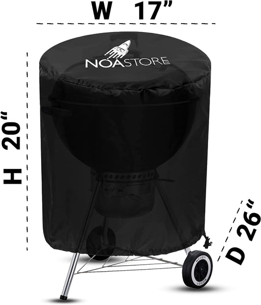 BBQ Grill Cover | 15 Inches | 210D Gas Grill Covers Heavy Duty Waterproof Used as Smoker Cover, Gas Stove Cover, Griddle Cover, Kettle Grill Cover and BBQ Cover