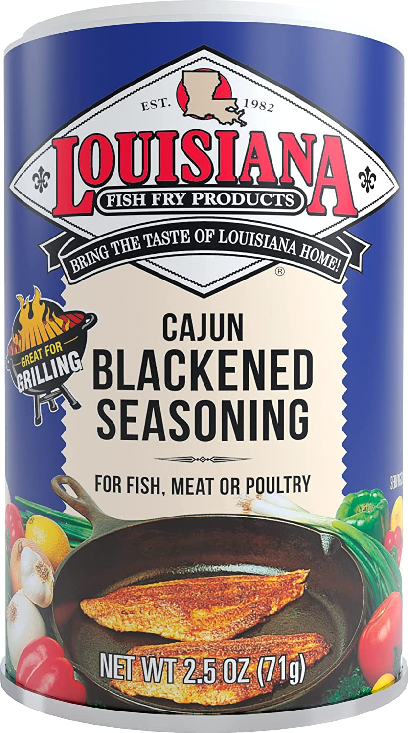 Louisiana Fish Fry Products Cajun Blackened Seasoning 2.5 Oz