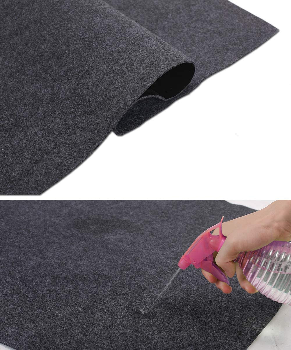 Gas Grill Mat— BBQ Grilling Gear for Gas/Deck Absorbent Grill Mat Lightweight Washable Floor Mat,Under Grill Mat for Protective Floor,Protects Decks and Patios from Grease and Sauce Spills(36" X60")