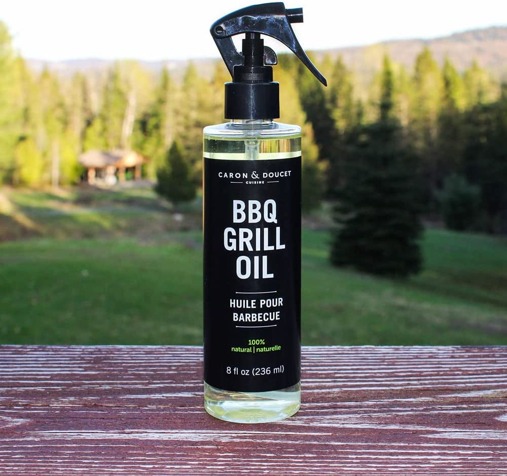 - BBQ Grill Cleaner Oil | 100% Plant-Based & Vegan | Best for Cleaning Barbeque Grills & Grates | Use with Wooden Scrapers, Brushes, Accessories & Tools | Great Gift for Dad! (8Oz)