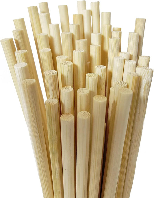 Natural Bamboo Skewers 200Pcs 8" for Bbq,Fruit Skewers, Grilling Kabob Skewers,Grilled Corn,Marshmallow,Chocolate Fountain and Party.Φ=3Mm