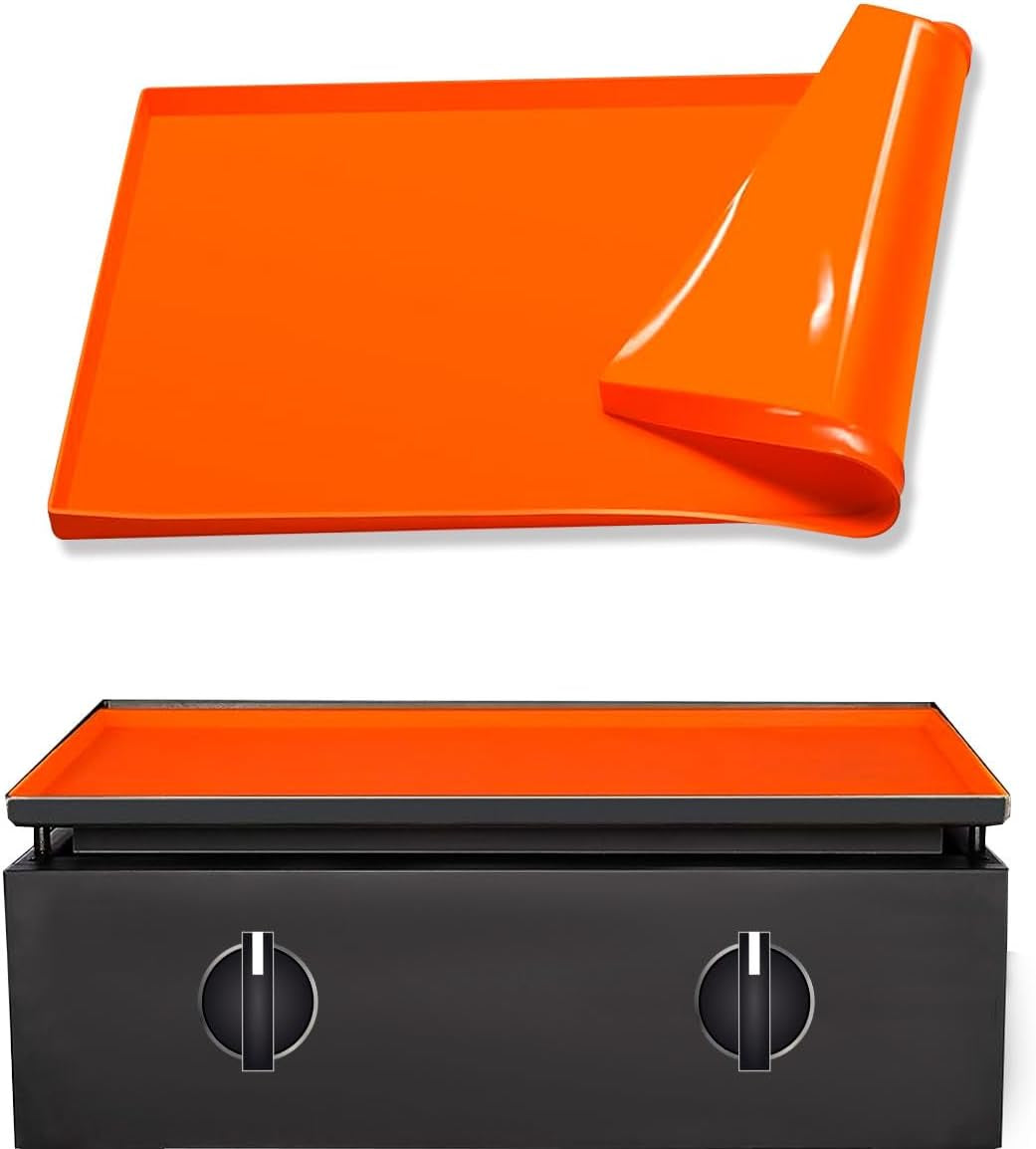 36" Heavy Duty Silicone Grill Mat for 36" Blackstone Griddle Accessories Griddle Mat,Grill Mats for Outdoor Grill Deck Protector,Reusable Grill Covers