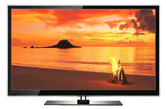 Campfire DVD by the Beach with the Sounds of the Sea and Waves and Amazing Sunsets