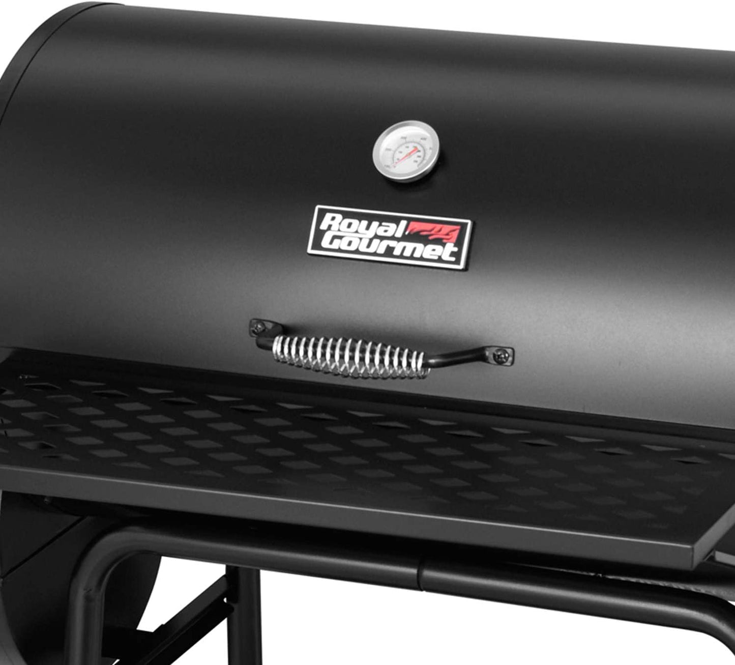 Royal Gourmet CC1830FC Charcoal Grill Offset Smoker (Grill + Cover), Black