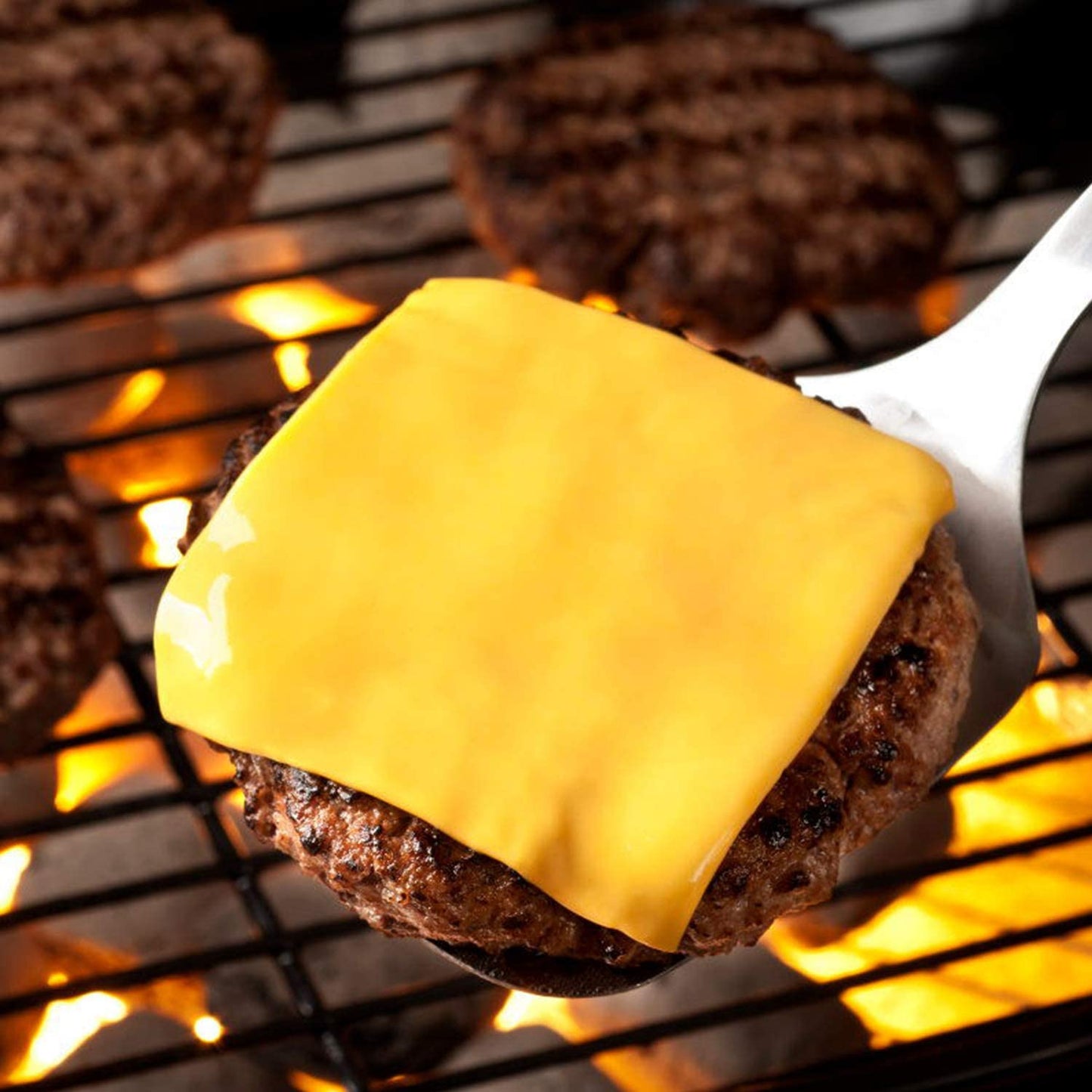 TAOUNOA Hamburger Press Patty Maker, 3 in 1 Non-Stick Burger Press with 100 Pcs Wax Paper for Making Delicious Burgers, Perfect Shaped Patties for Grilling and Cooking