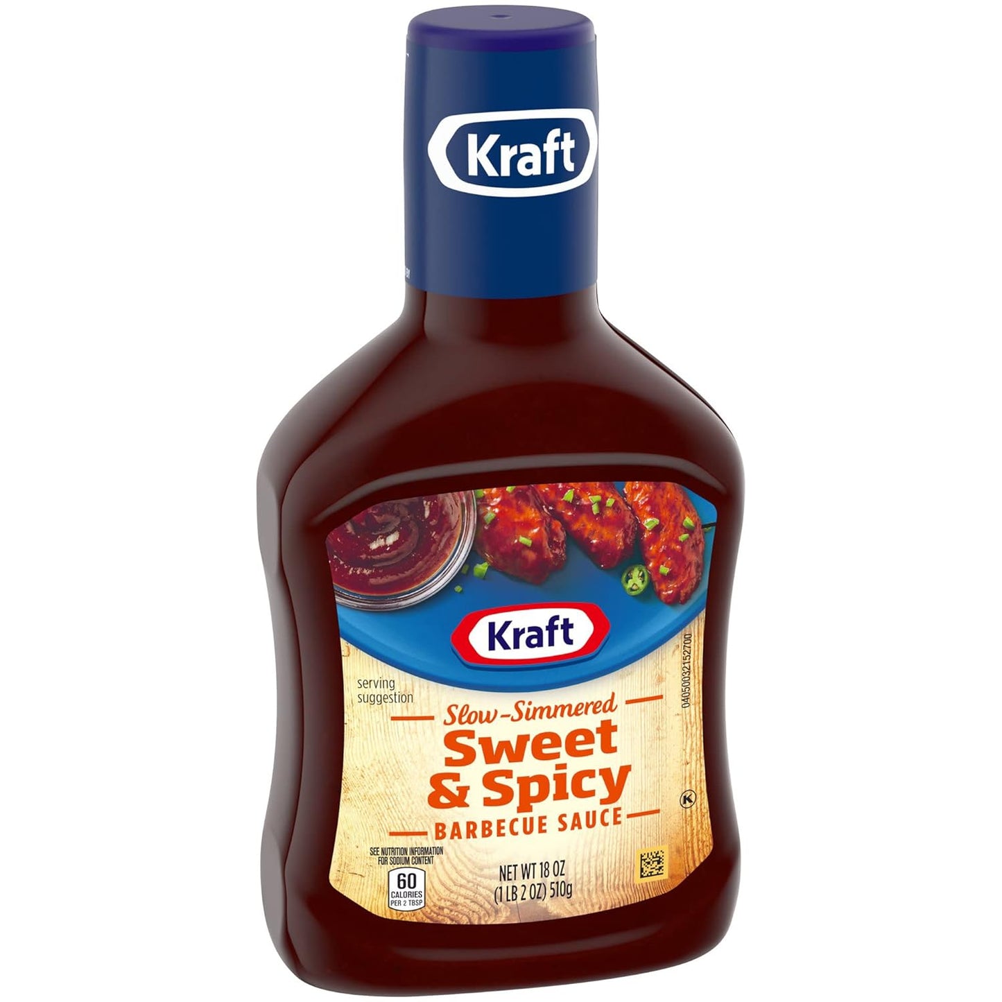 Kraft Sweet & Spicy Slow-Simmered BBQ Barbecue Sauce (18 Oz Bottle)