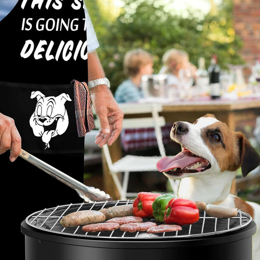 Funny Aprons for Men Anniversary Christmas Gifts for Men Husband Dad Mom Couple Daughter Son,Grilling BBQ Apron