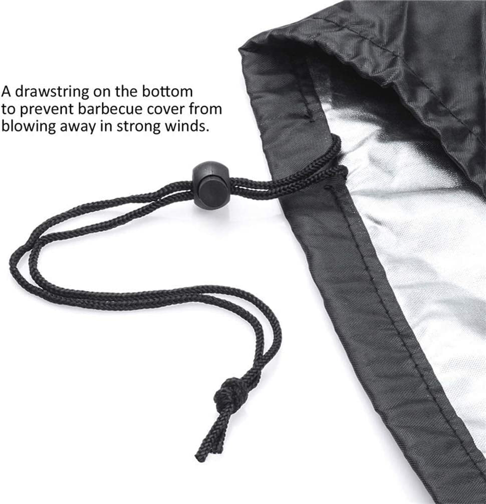 Samhe Grill Cover, 75-Inch Waterproof UV Resistant Heavy Duty BBQ Gas Grill Cover for Nexgrill Brinkmann Weber Char-Broil and More