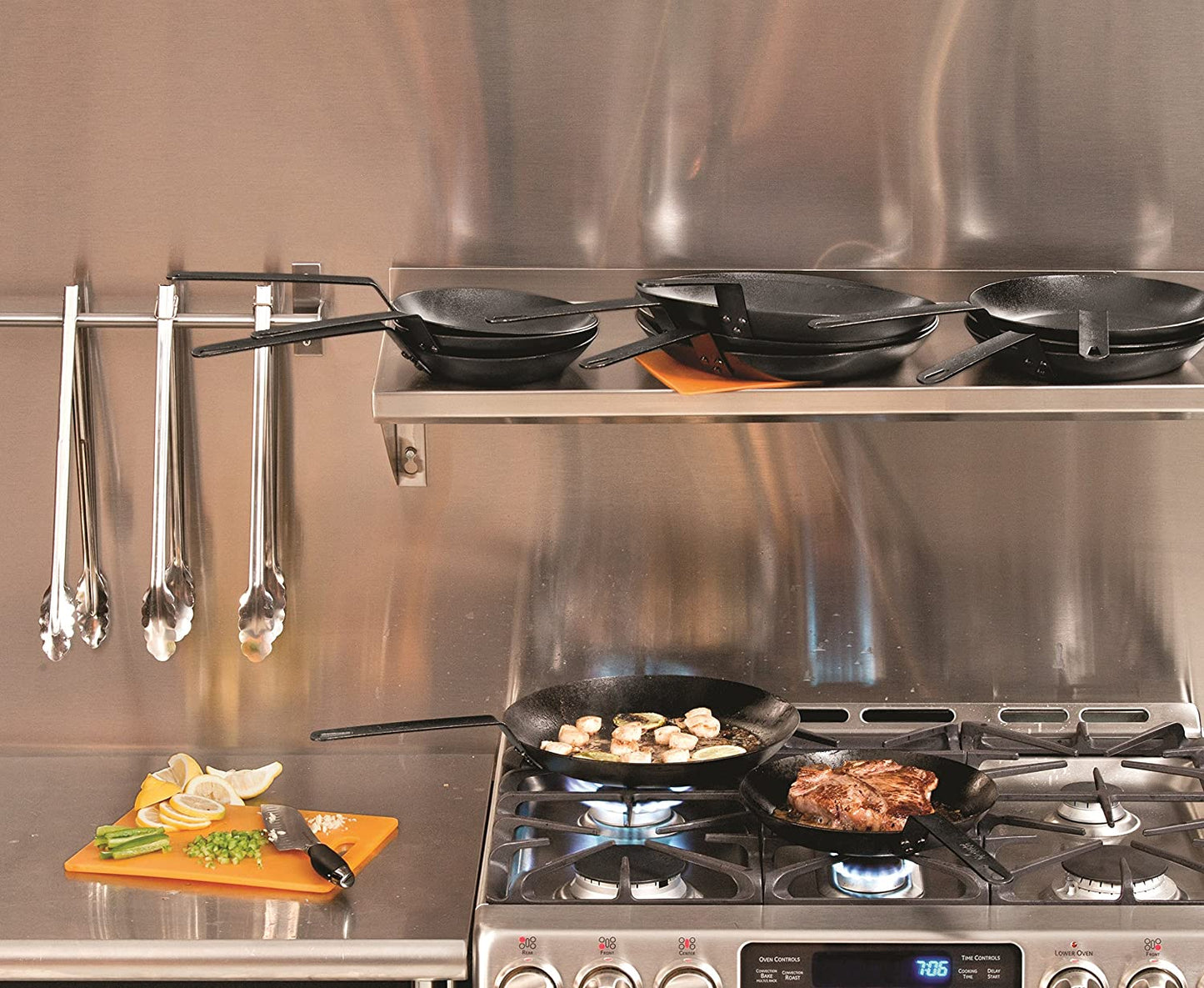 CRSGP12 Carbon Steel Grilling Pan, Pre-Seasoned, 12-Inch