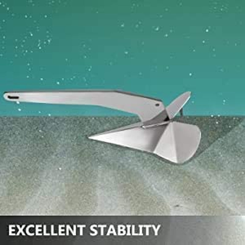 316 Stainless Steel Delta/Wing Style Boat Anchor