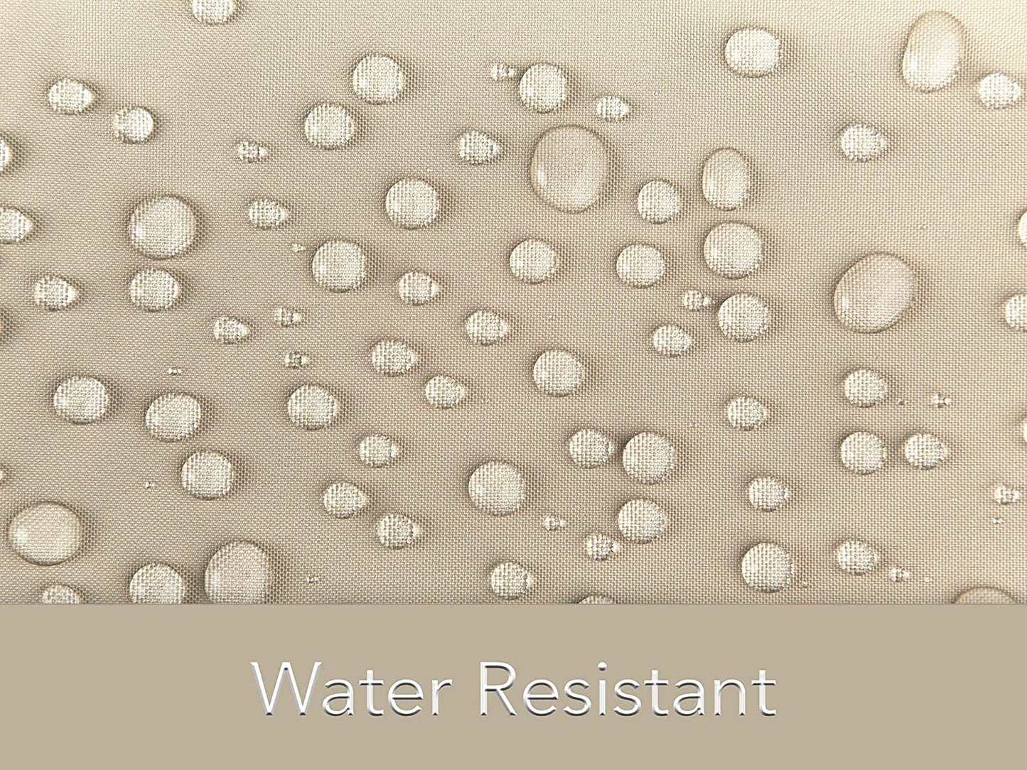 Covermates Grill Cover – Weather Resistant Polyester, Adjustable Drawcord, Mesh Vent, Grill and Heating-Khaki