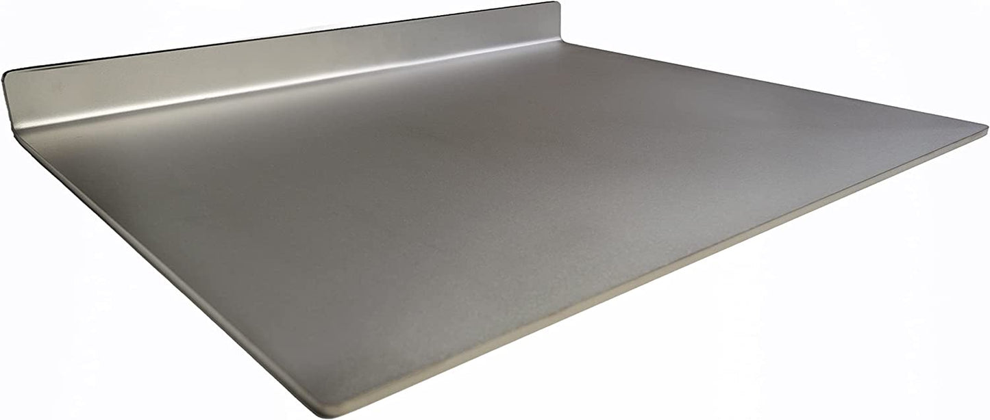 - Double Pre-Seasoned, Square Carbon Steel BBQ Grill Griddle, Made in USA - Perfect for Gas Grill - Durable, Flat Top Grill Pan - 1/4" Thick, 14" X 18"