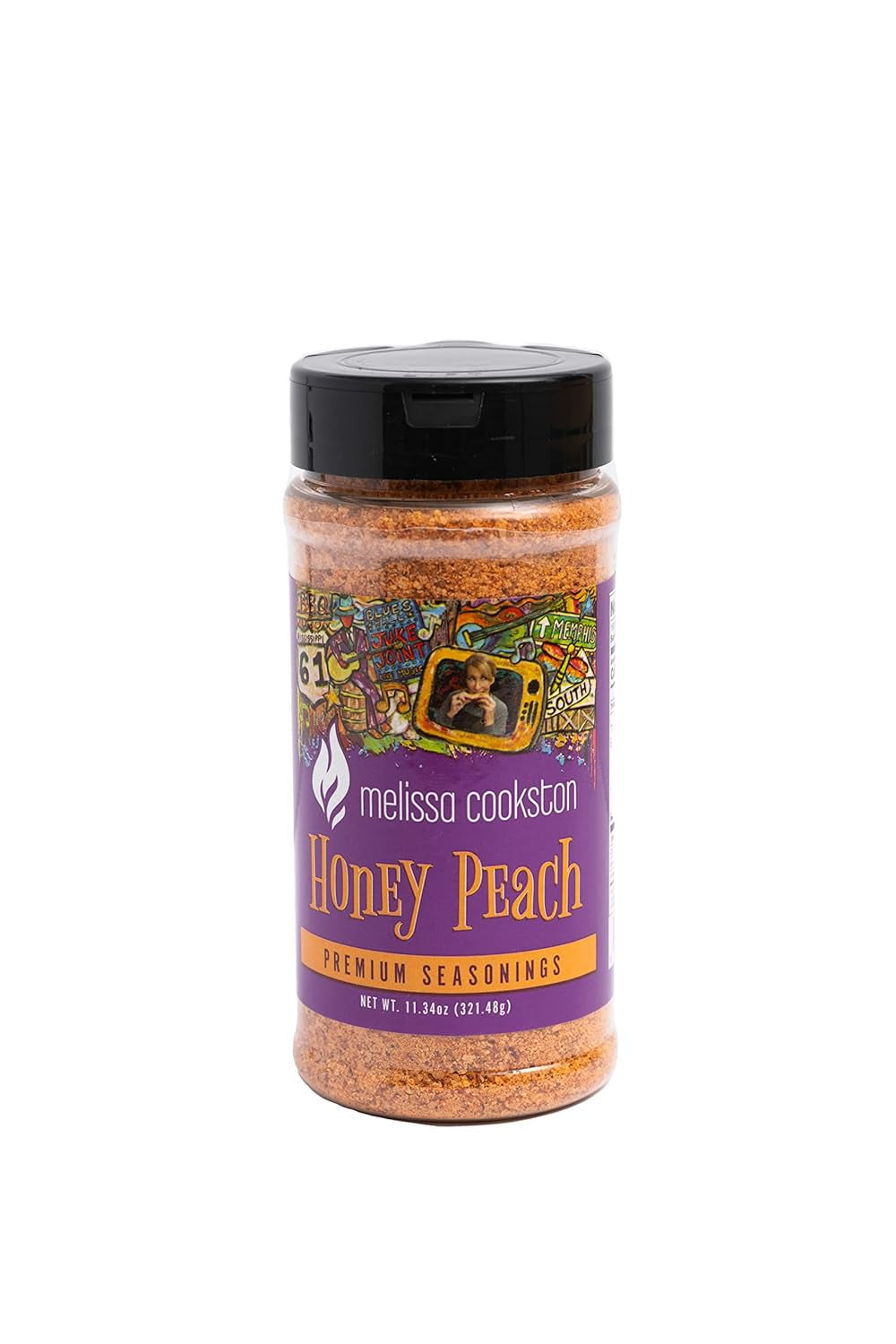 Melissa Cookston'S Honey Peach BBQ Rub, Award Winning Barbecue Rubs, 11.34 Oz