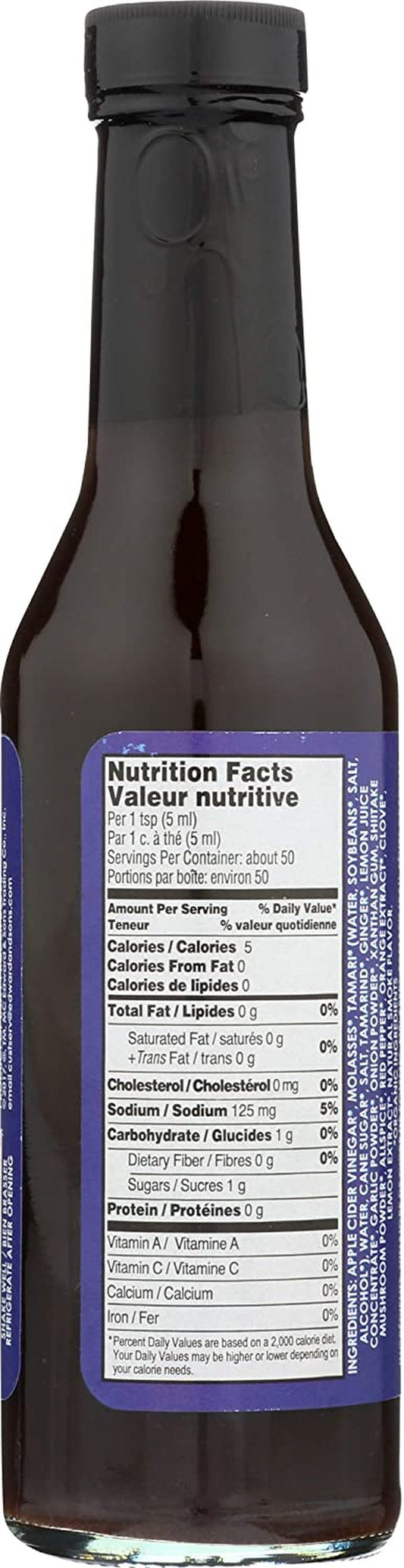 The Wizard'S Sauce Organic Gluten Free & Vegan Worcestershire Sauce – Fish Sauce, Organic Spices & Seasonings, Plant Based, Vegan, Gluten Free, Non-Gmo Project Verified, USDA Organic – 8.5 Oz