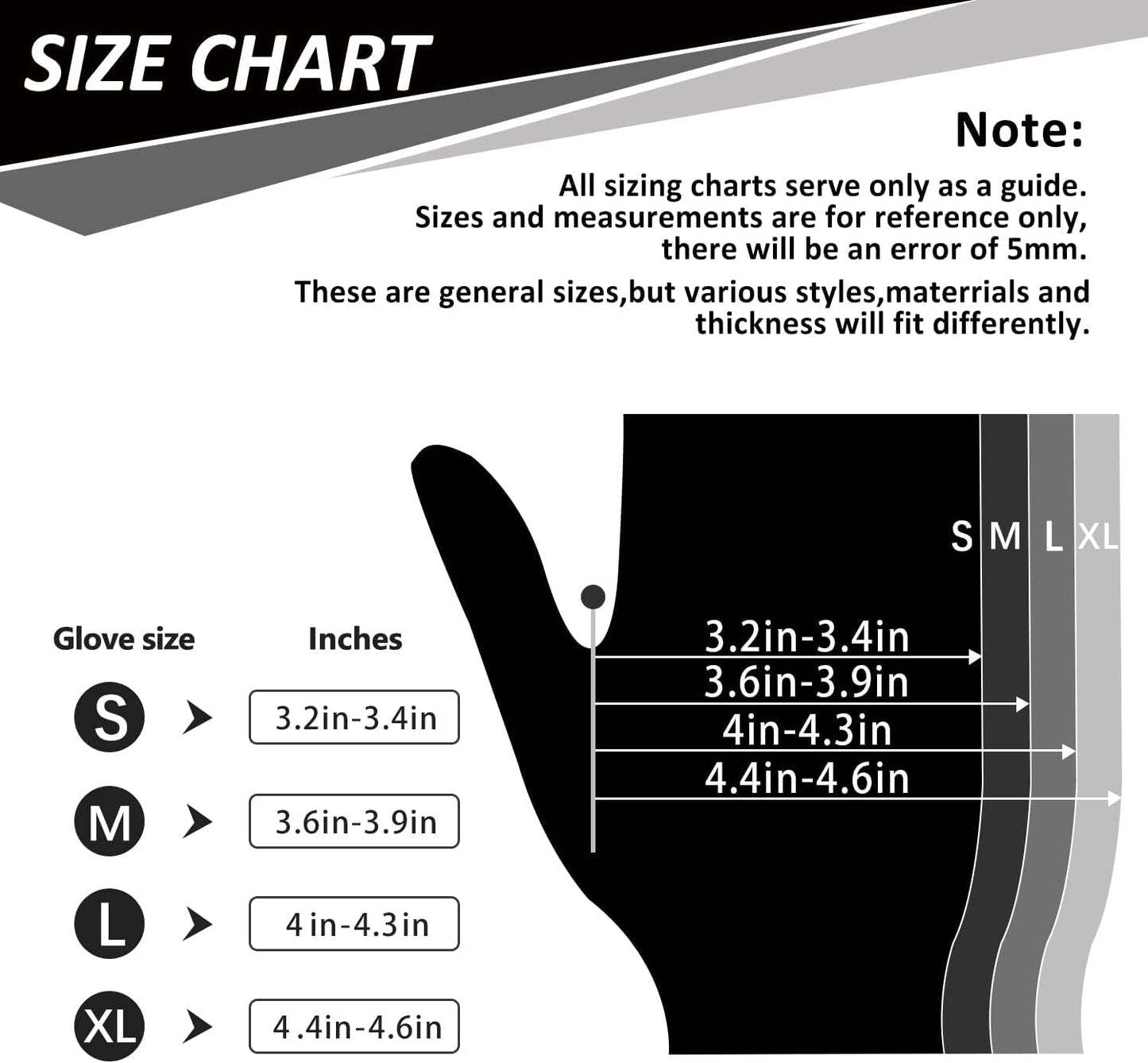 Nitrile Gloves, 4Mil-100 Count, Gloves Disposable Latex Free, Disposable Gloves for Household, Food Safe