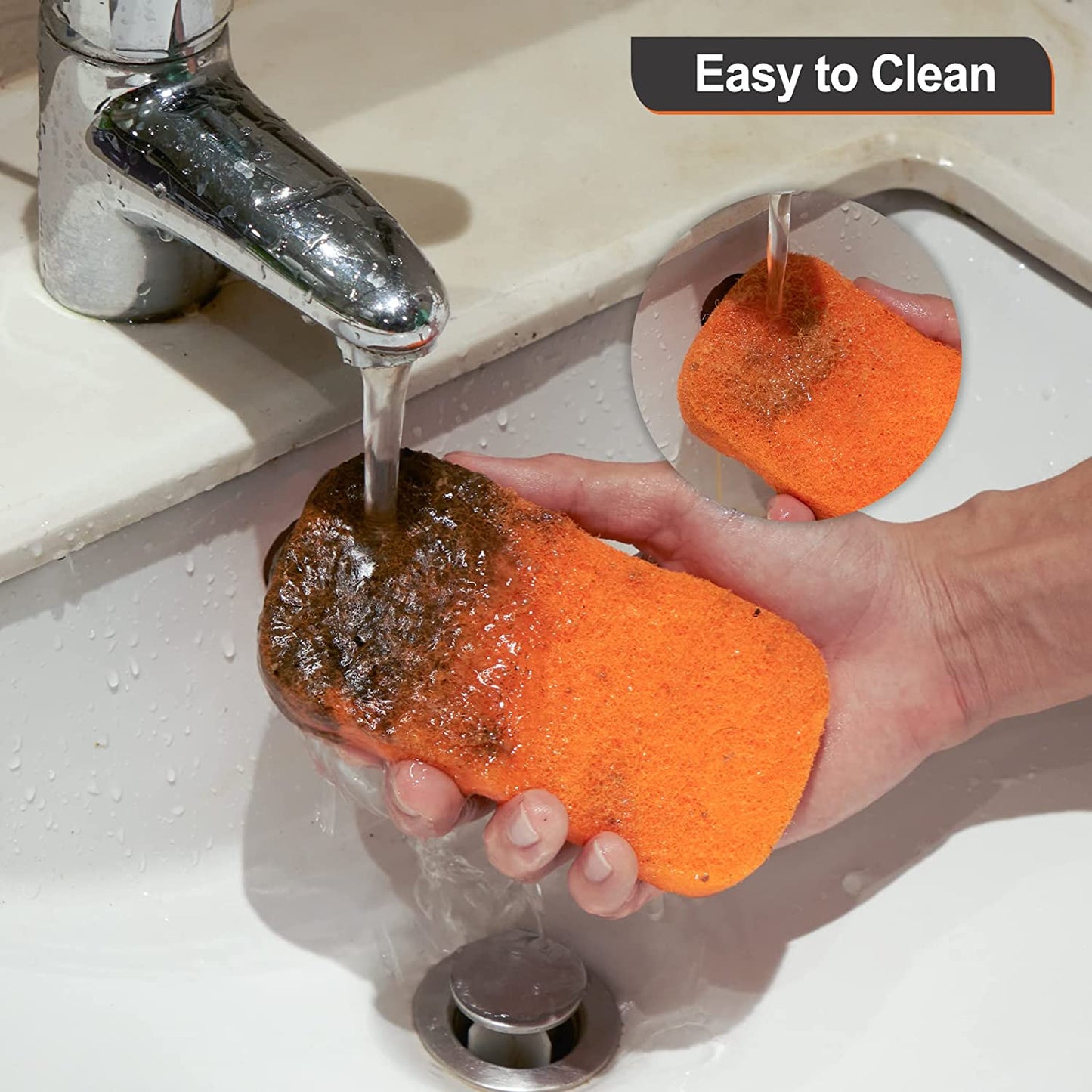 11-Piece Griddle Cleaning Kit for Blackstone, Flat Top Grill Cleaner - 10 Scrubber Pads and 1 Handle