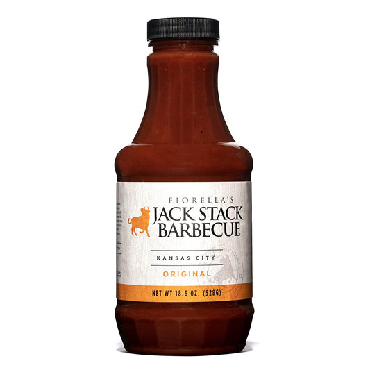 Jack Stack Barbecue Original Sauce - Kansas City BBQ Sauce - Smoked KC BBQ Sauce (2 Pack, 18Oz Bottles)