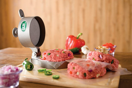LEM Non-Stick Adjustable Burger Press