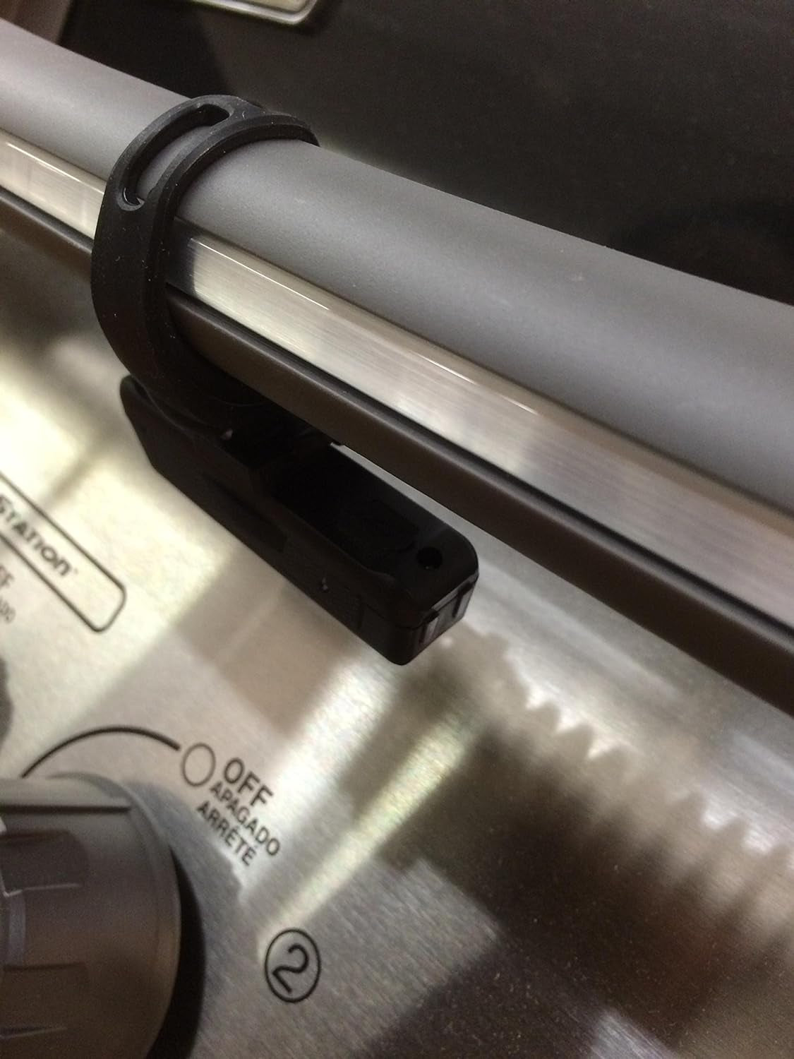 BBQ Grill LED Light - Works with All Hinged Barbeque Grills! Weber, Big Green Egg, Kamado Joe, Charbroil, Saber, Etc.
