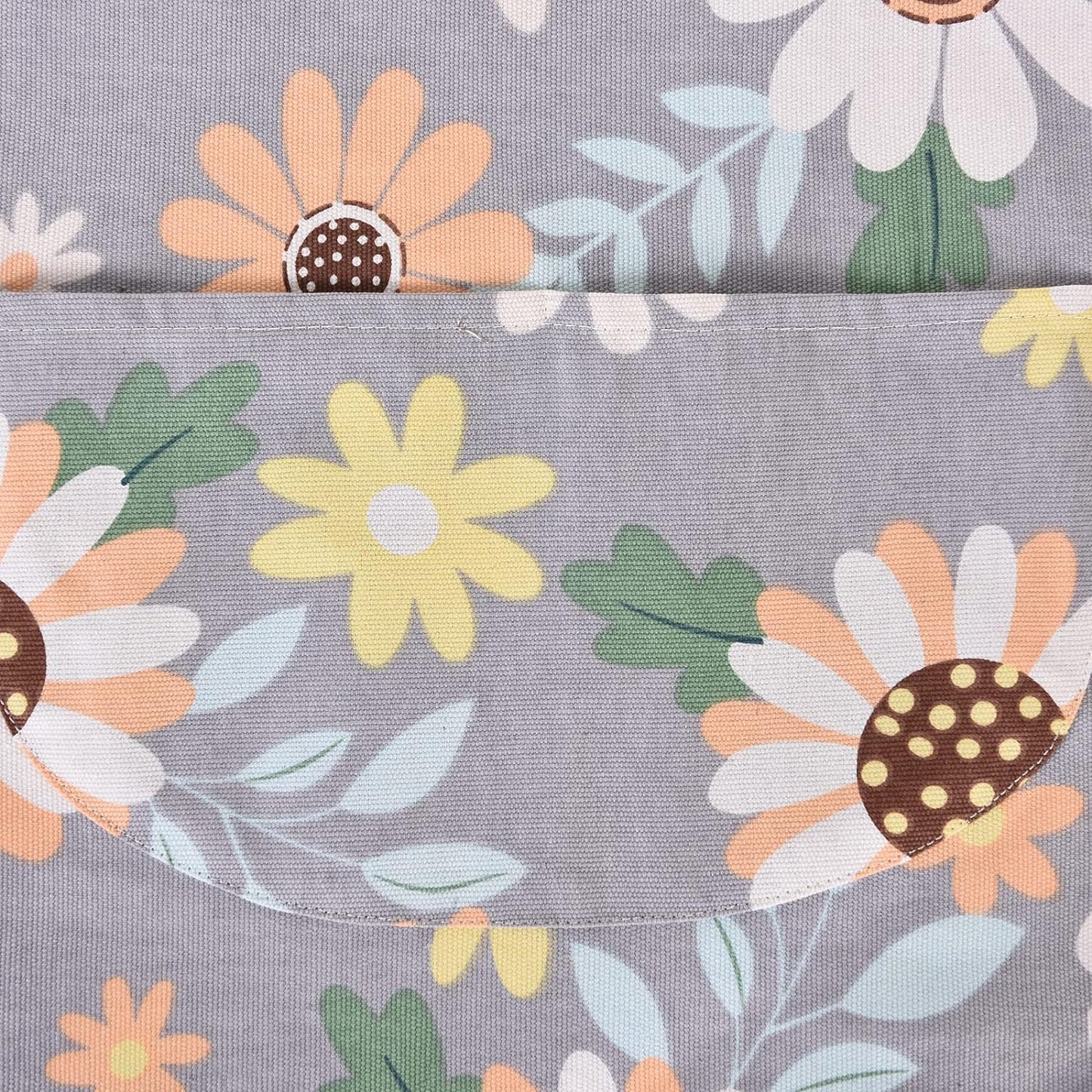 2 Pack Floral Apron for Women with Pockets, Adjustable Cotton Chef Aprons for Kitchen, Cooking, BBQ & Grill