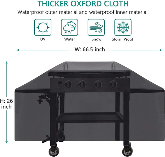 36 Inch Griddle Cover for Blackstone for Blackstone Griddle, 600D Heavy Duty Waterproof Anti-Uv Grill Cover for Blackstone 36" Griddle and Other(36 Inch Griddle Cover)