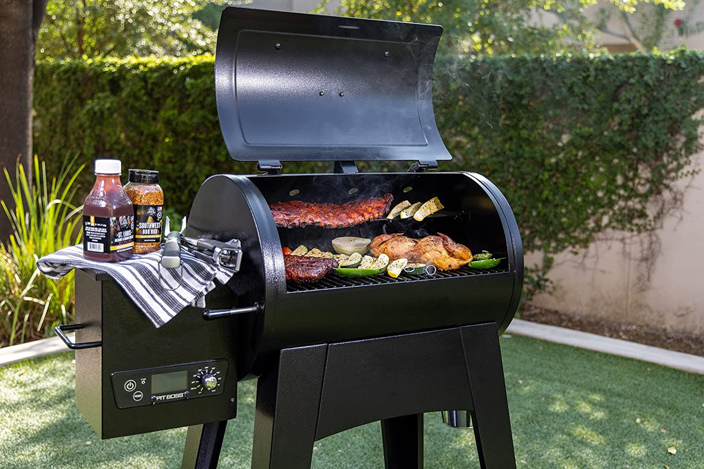 PB440FB1 Pellet Grill, 482 Square Inches, Black