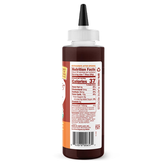 Organic BBQ Sauce | Gluten Free | Paleo Friendly | No Corn Syrup or Cane Sugar | No Added Flavors or MSG (2-Pack) Vegan Sauce