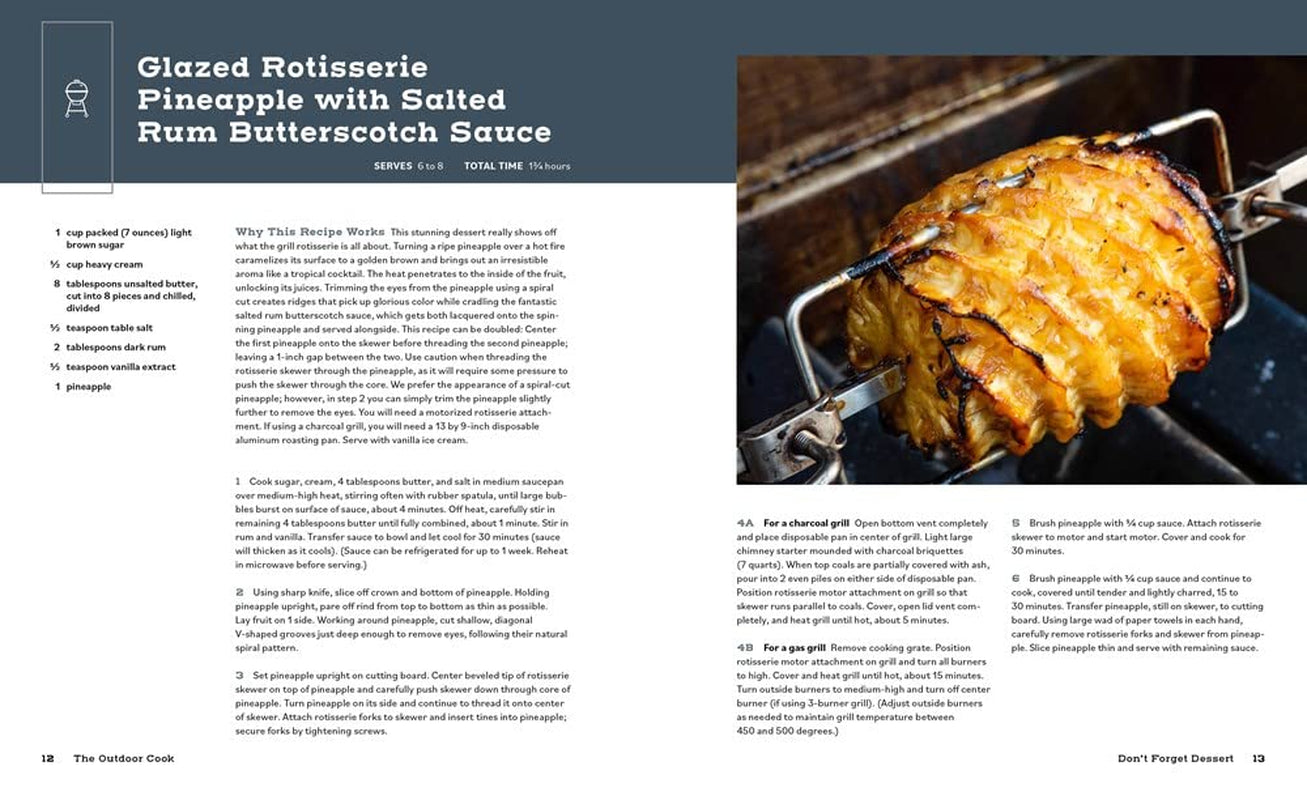 The Outdoor Cook: How to Cook Anything outside Using Your Grill