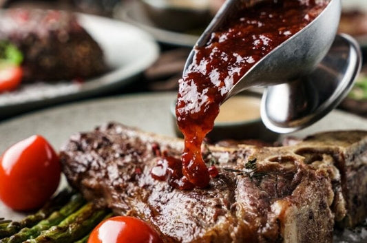 Delicious New York Steaks with Avocado and Grilled Corn Salsa