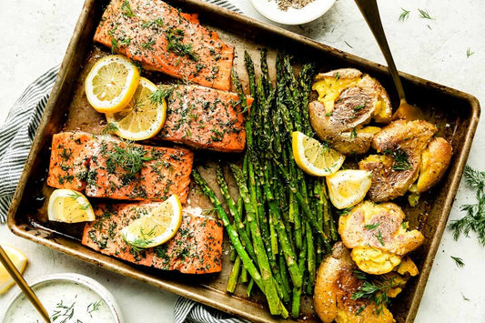 Sheet Pan Salmon and Asparagus Recipe