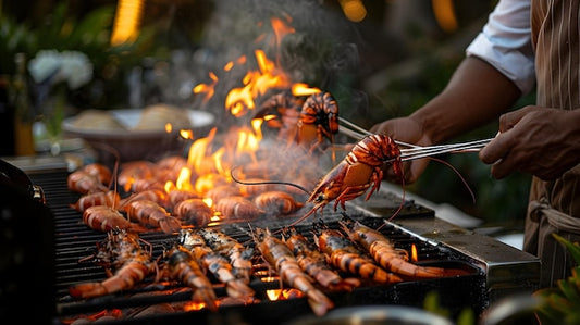 Grilled Baby Octopus with Chili Glaze Recipe
