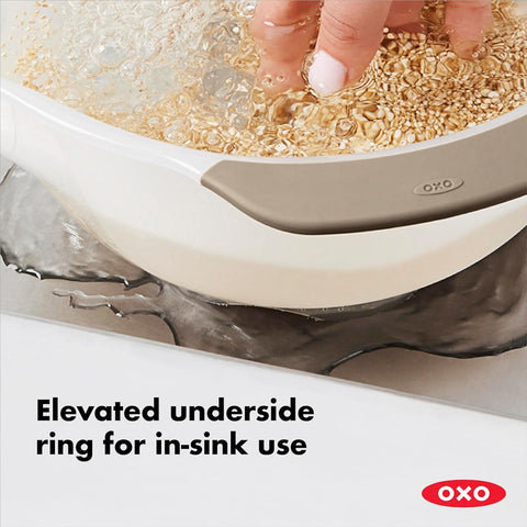 Image of OXO Good Grips Rice & Small Grains Washing Colander, 15.4 X 23.3 X 13.9 Cm