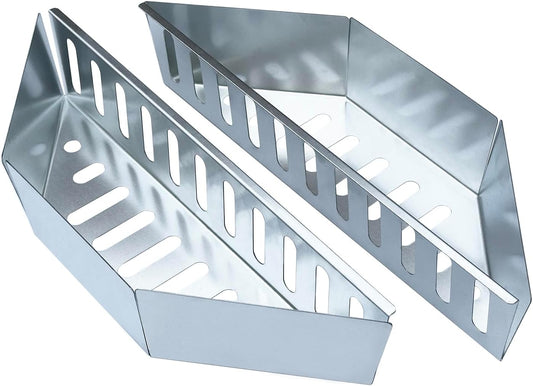 Charcoal Basket Stainless Steel for Weber Char-Basket Charcoal Holders Compatible with Weber 22 Inch Grilling Accessories Charcoal Kettle Grill Accesories(2 Pieces)