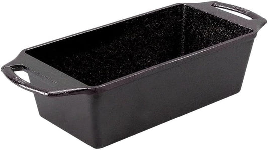 Lodge Cast Iron Loaf Pan 8.5X4.5 Inch, Black