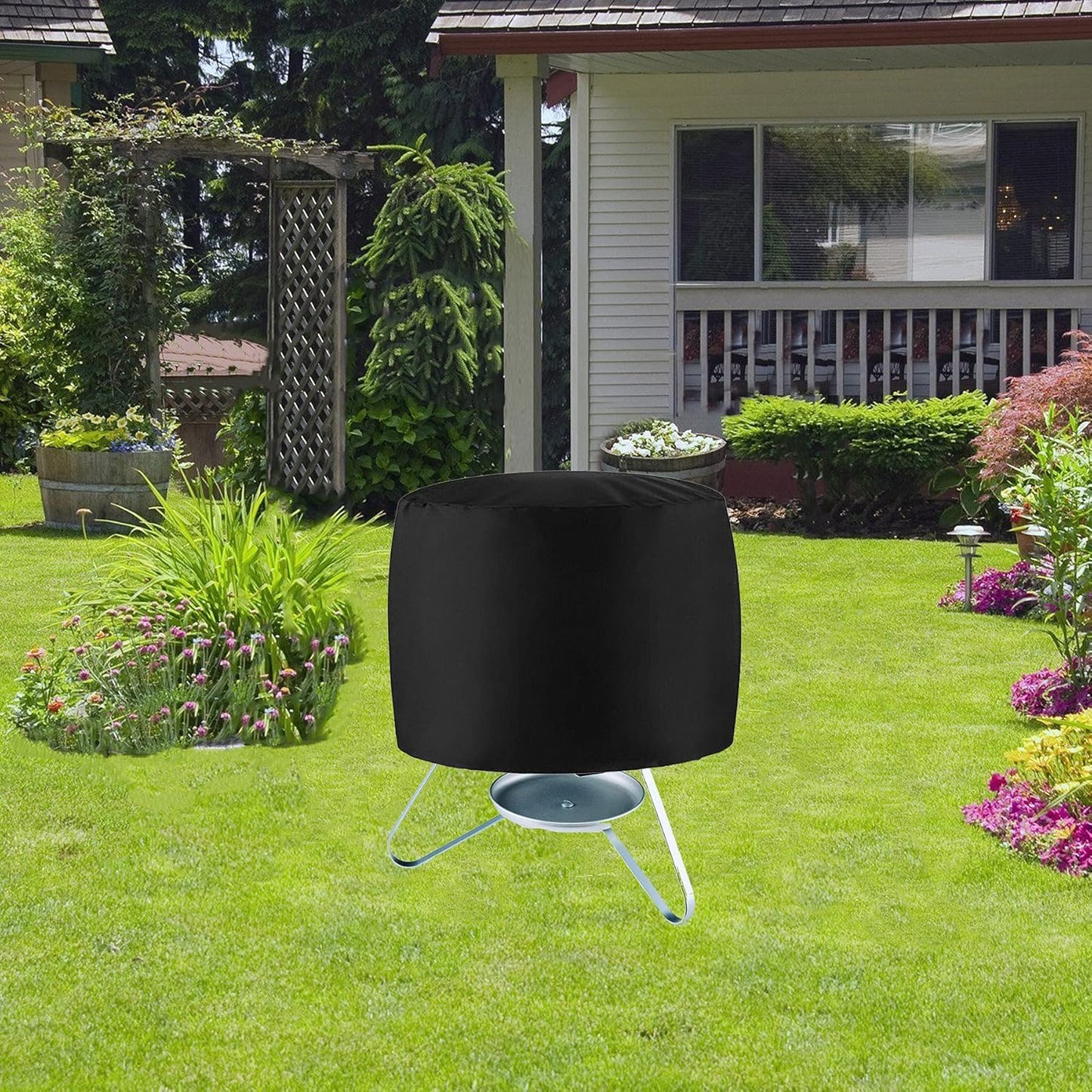 Grill Cover for Weber Jumbo Joe Gold 18 Inches Tabletop Model,Grill Cover for Weber 441001 Original Kettle 18 in Charcoal Charcoal Grill