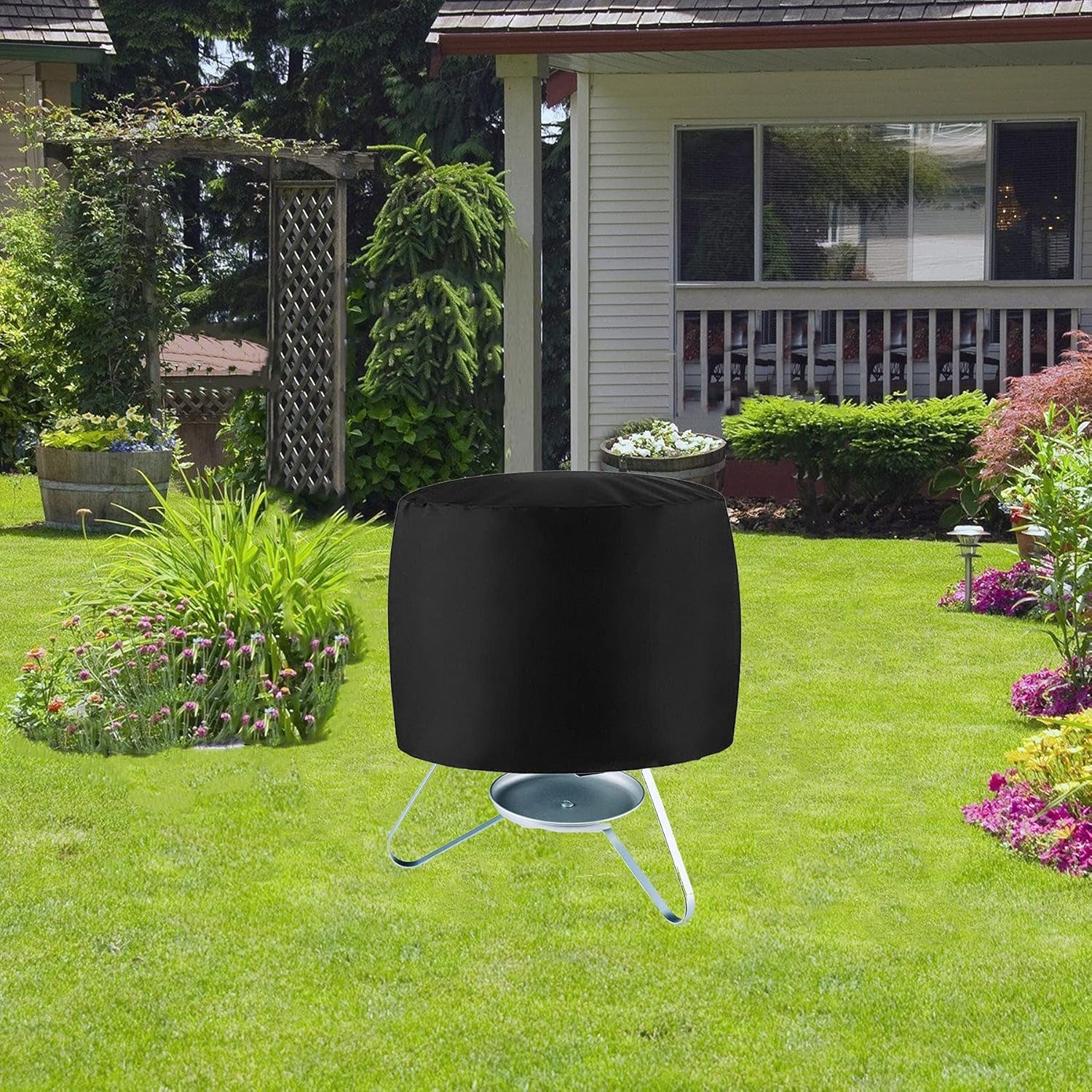 Grill Cover for Weber Jumbo Joe Gold 18 Inches Tabletop Model,Grill Cover for Weber 441001 Original Kettle 18 in Charcoal Charcoal Grill