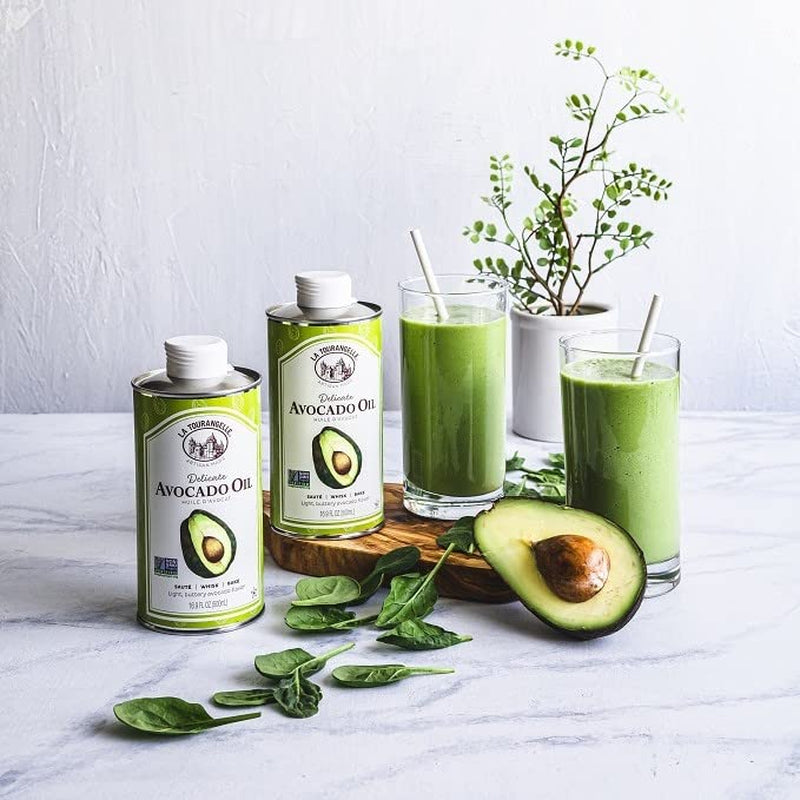 La Tourangelle, Avocado Oil, Handcrafted from Premium Avocados, Great for Cooking, as Butter Substitute, and for Skin and Hair, 16.9 Fl Oz