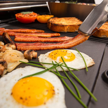 Broil King 11242 Exact Fit Cast Iron Griddle, Baron, Crown Series Gas Grills, and Crown Pellet Grills, Black
