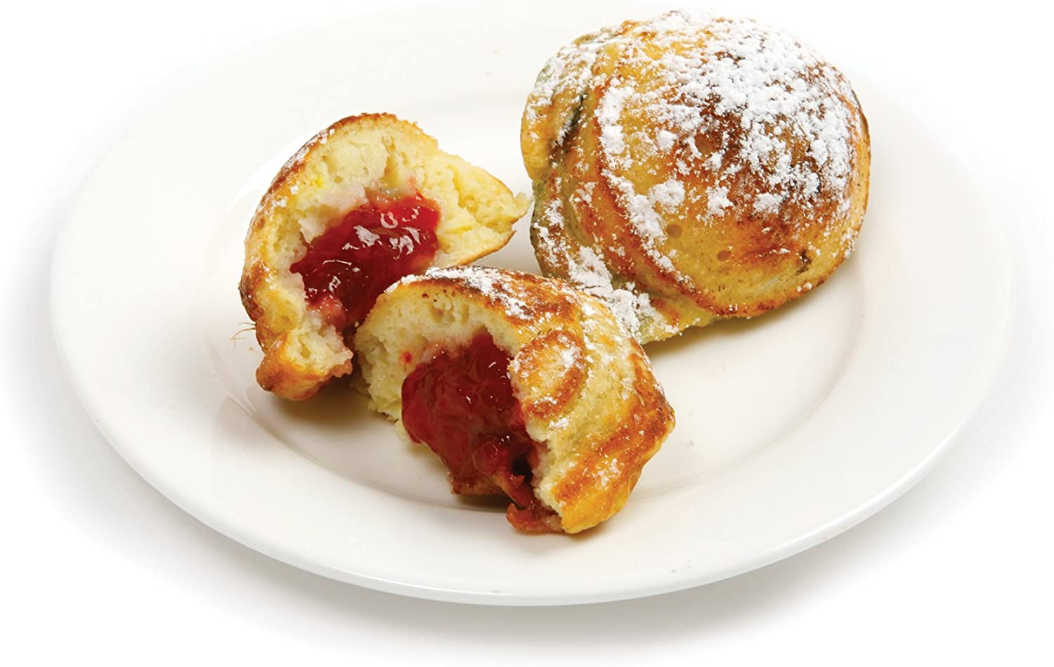 Norpro Nonstick Stuffed Pancake Pan, Munk/Aebleskiver/Ebelskiver 16.5″ X 9″ X 1.25″ Black