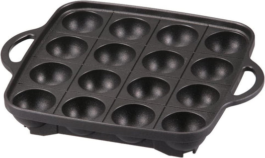 Iwatani Takoyaki Grill Pan , Medium, Black