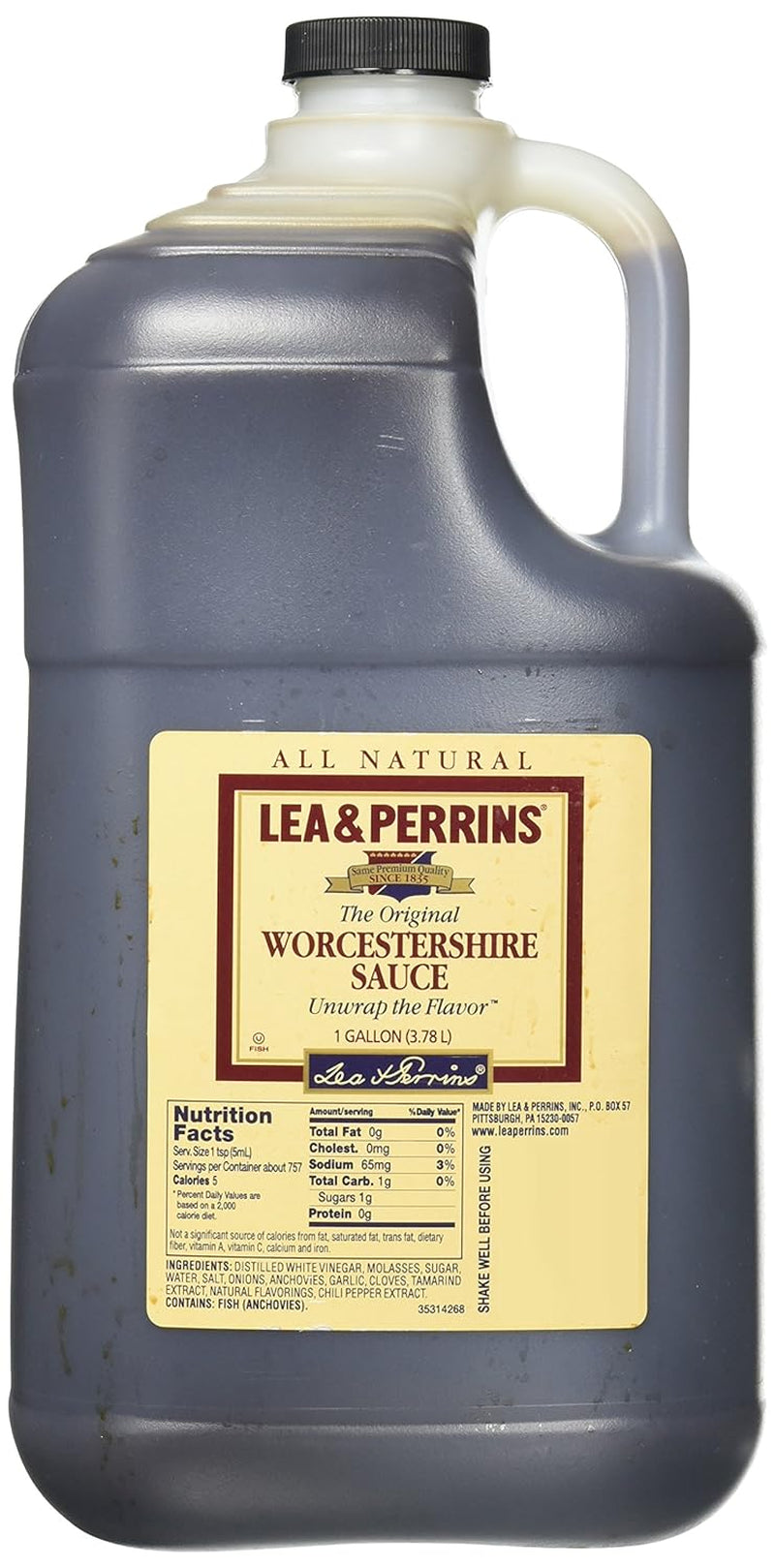 Lea & Perrins Worcestershire Sauce (1 Gal Jug)