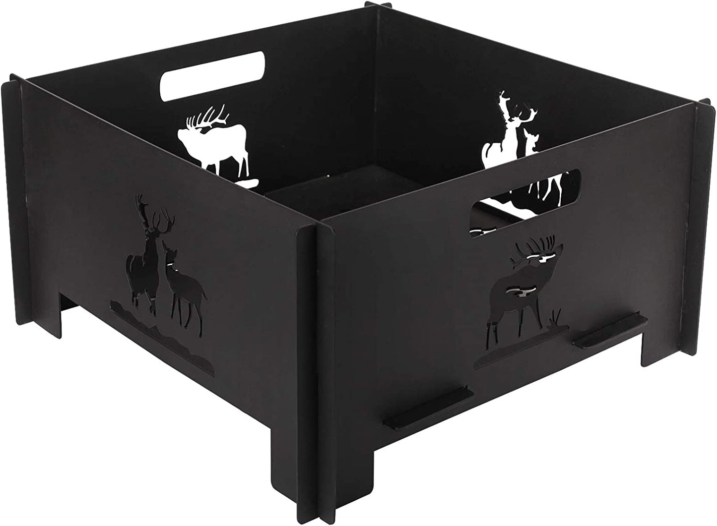 Portable Plug Fire Pit, 15.8 Inch Collapsible Firepits for outside Wood Burning, Folding Outdoor Indoor Accessories for BBQ Camping Travel or Picnic, Foldable Fire Pits Bonfire of Backyard Patio