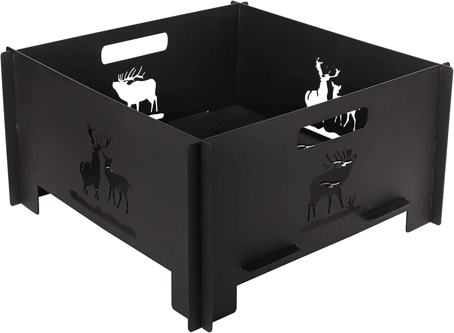 Portable Plug Fire Pit, 15.8 Inch Collapsible Firepits for outside Wood Burning, Folding Outdoor Indoor Accessories for BBQ Camping Travel or Picnic, Foldable Fire Pits Bonfire of Backyard Patio