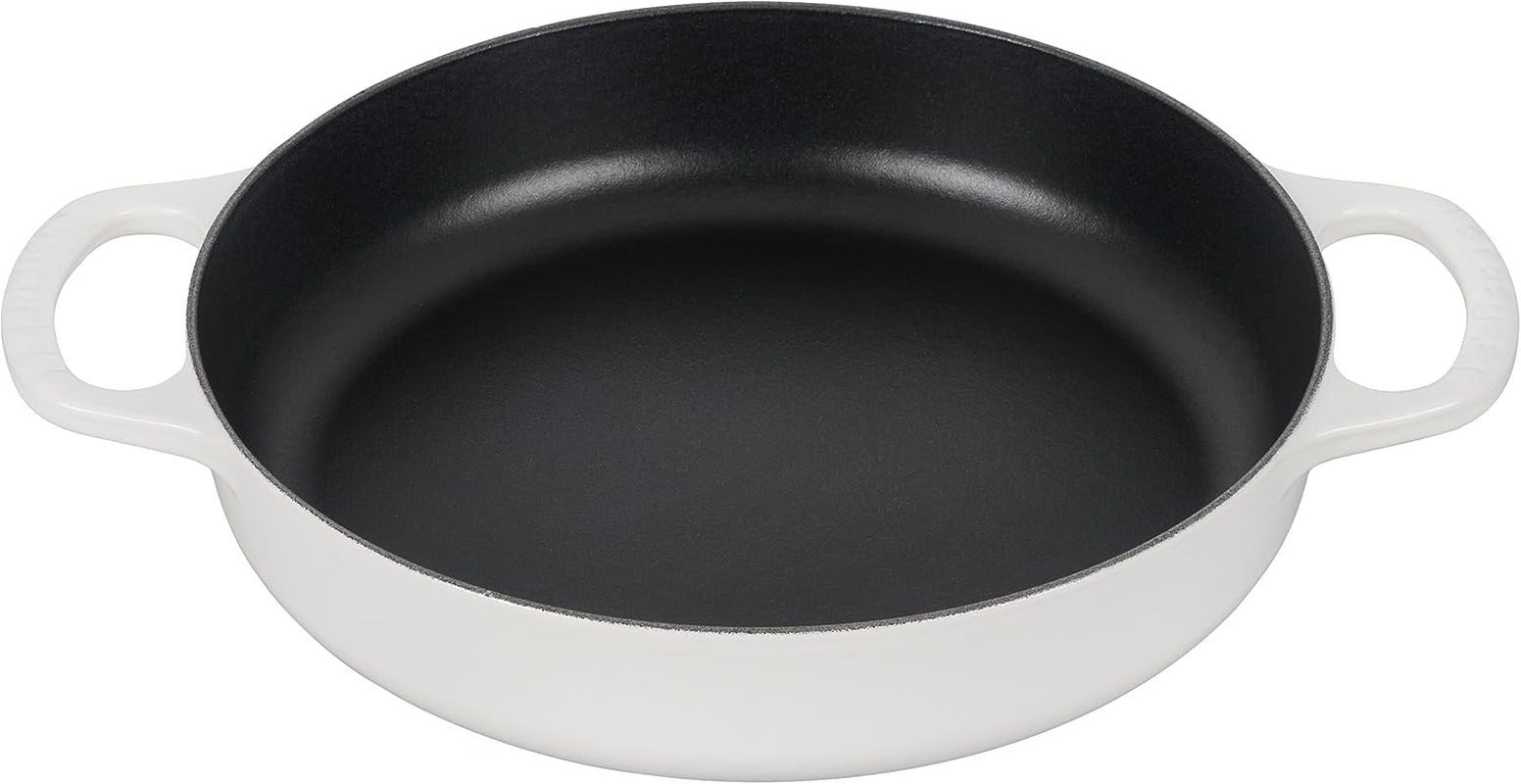 Le Creuset Signature Cast Iron Everyday Pan, 11", White