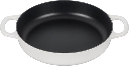 Le Creuset Signature Cast Iron Everyday Pan, 11", White