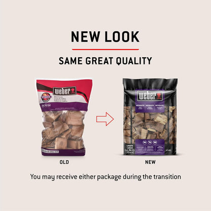 Weber Mesquite Wood Chunks, for Grilling and Smoking, 4 Lb.