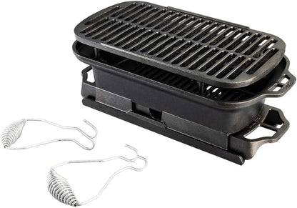 Lodge Sportsman'S Cast Iron Pro Grill - 1 Each, Black