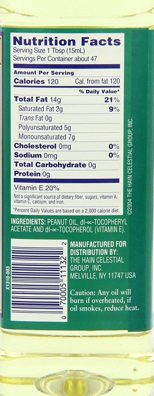 Hollywood Enriched Gold Peanut Oil, 24 Oz