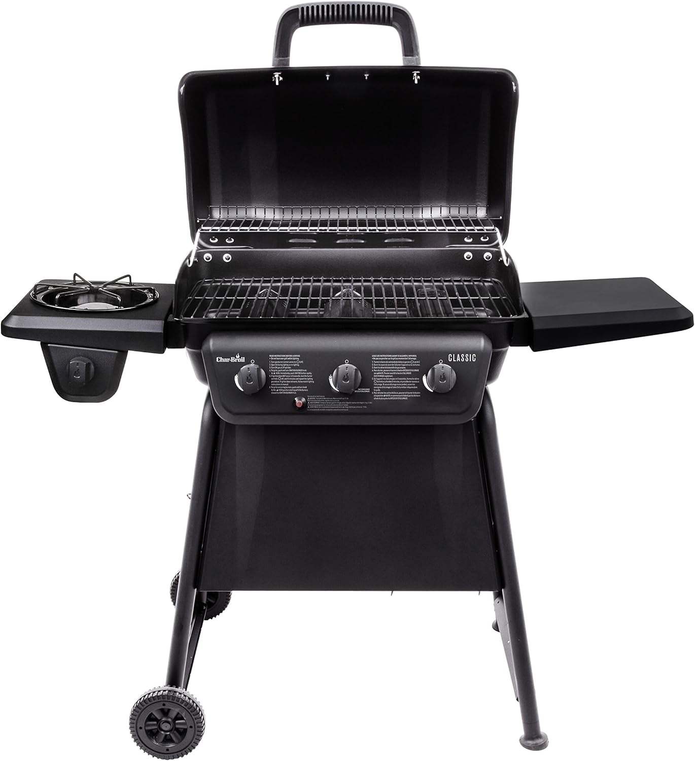 Char-Broil® Classic Series™ Convective 3-Burner with Side Burner Propane Gas Stainless Steel Grill - 463773817-P2